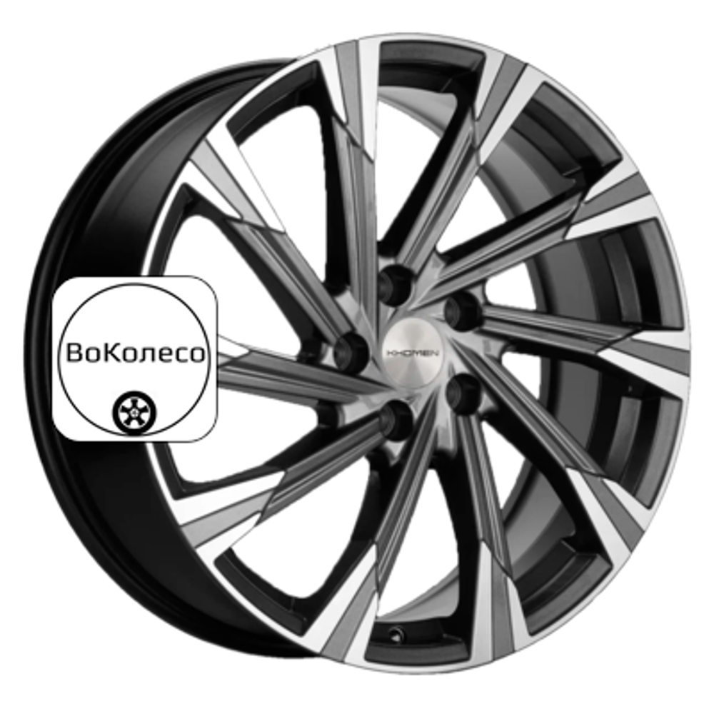 7,5x19/5x108 ET46 D63,4 KHW1901 (Tugella) Gray-FP Khomen Wheels