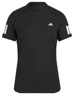 Женская теннисная футболка Adidas Club Tennis Climacool 3 Stripes