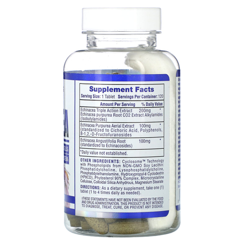 Hi Tech Pharmaceuticals, эхинацея, 400 мг, 120 таблеток