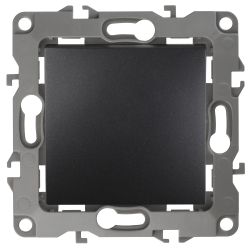 12-1103-05 ЭРА Переключатель, 10АХ-250В, IP20, Эра12, антрацит | Эра 12 Антрацит