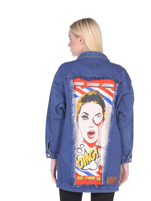 LIGVIANNI Джинсовая куртка Denim Jacket  OMG!