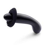 Массажер для G-точки из черного обсидиана Le Wand Crystal G-Wand