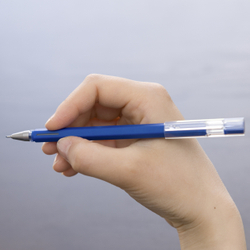 Гелевая ручка Muji Hexagon 0,25 мм (сине-черная)