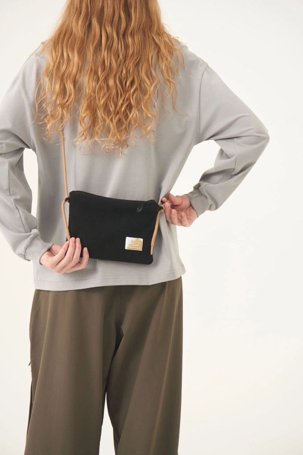 Сумка Called a Garment ABC fleece черная