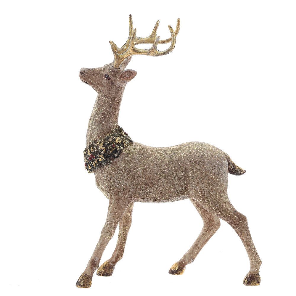 GAEM Фигурка декоративная "Олень", L23,5 W8 H34 см