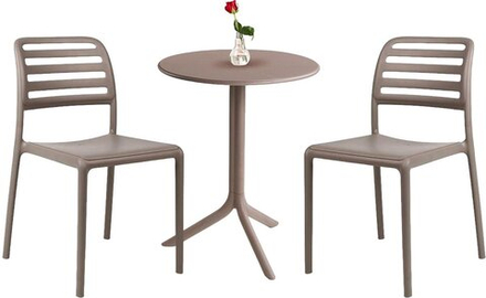 Комплект пластиковой мебели Nardi Spritz Costa Bistrot, тортора