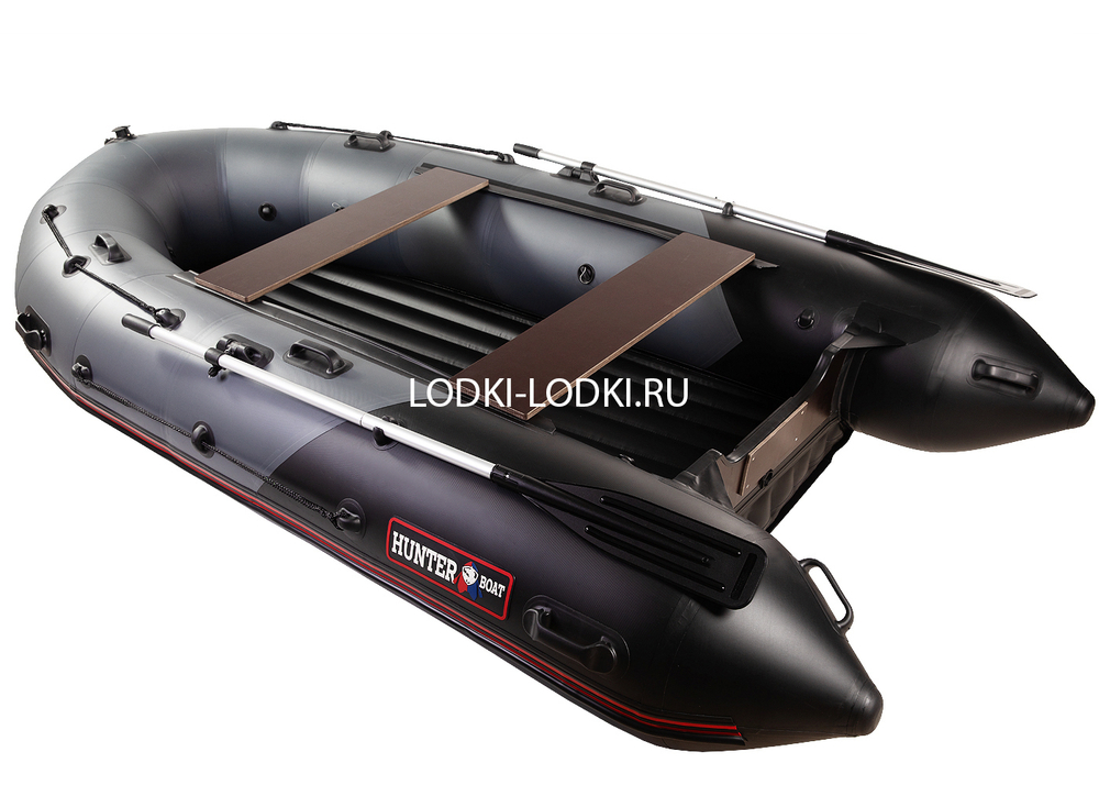 Хантер 350 ПРО графит-черный (Лодка ПВХ под мотор НДНД)