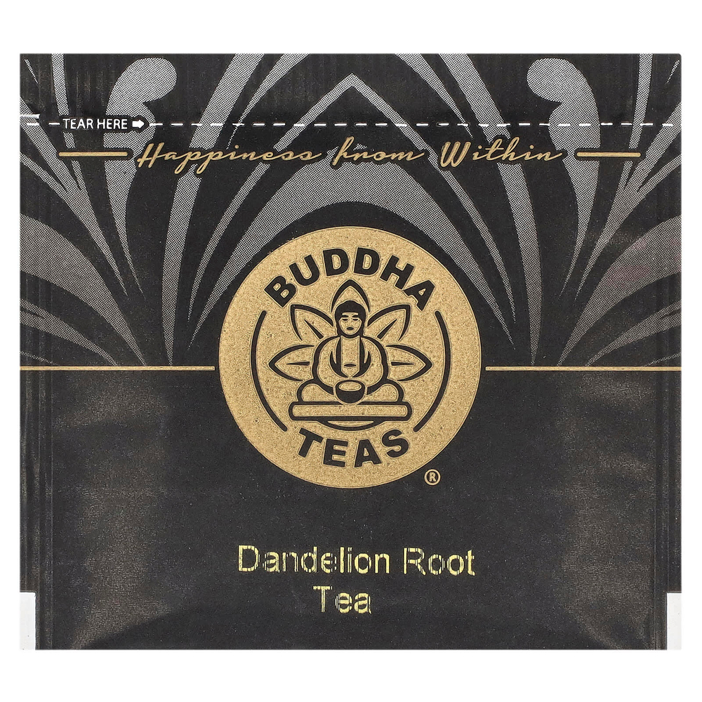 Buddha Teas, Organic Herbal Tea, корень одуванчика, без кофеина, 18 чайных пакетиков, 24 г (0,83 унции)