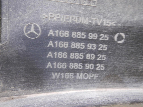 Бампер задний Mercedes GLE W166 (2015-2018)