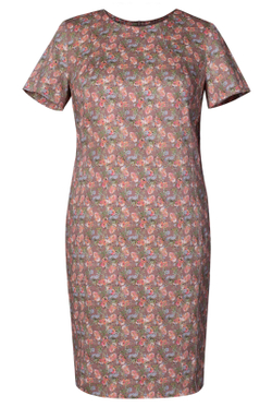 Платье женское 1909АП, Цветы #429Ц051909АП
