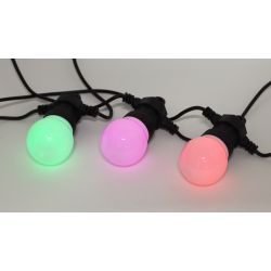ERABL-MK52 ЭРА Гирлянда ЭРА Белт Лайт набор 5 м, 10 RGB LED ,дин.реж, с трансформ.каучук,24В,IP44 | Гирлянды