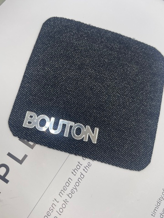 Термоаппликация "BLITZ" Термозаплатка "квадрат" №2 8х8 см 2-02-03 черный