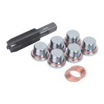 Набор для ремонта масляных пробок М17 х 1,5, бокс, 19 предметов МАСТАК 103-47017С