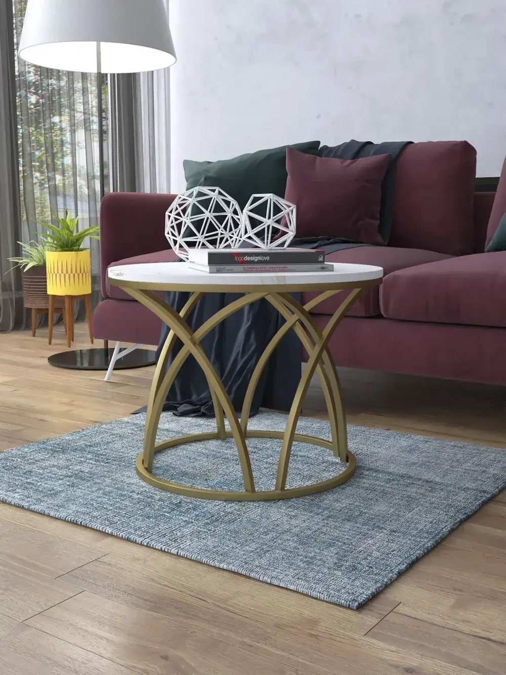 Журнальный стол Тюльпан - ЗЗБ - МДФ в ПВХ