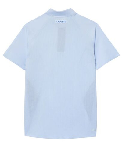 Мужское теннисное поло Lacoste Tennis x Novak Djokovic Ultra-Dry Polo - light blue