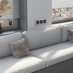 Рамка на 3 поста AluMax (алюминий) W0033506