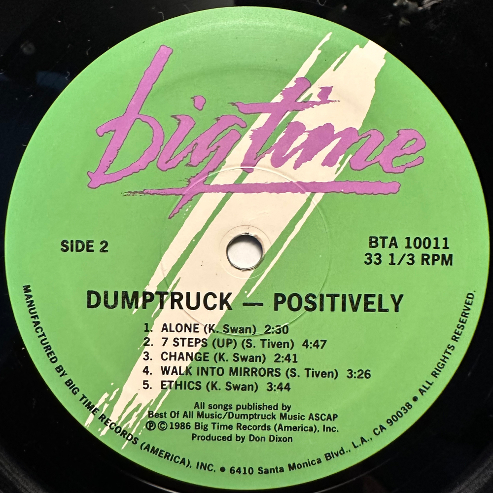 Dumptruck - Positively Dumptruck (США 1986г.)
