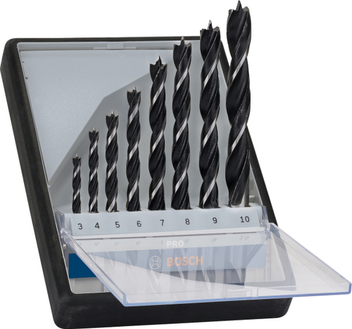 Набор спиральных свёрл по дереву ROBUST LINE Bosch 2607010533