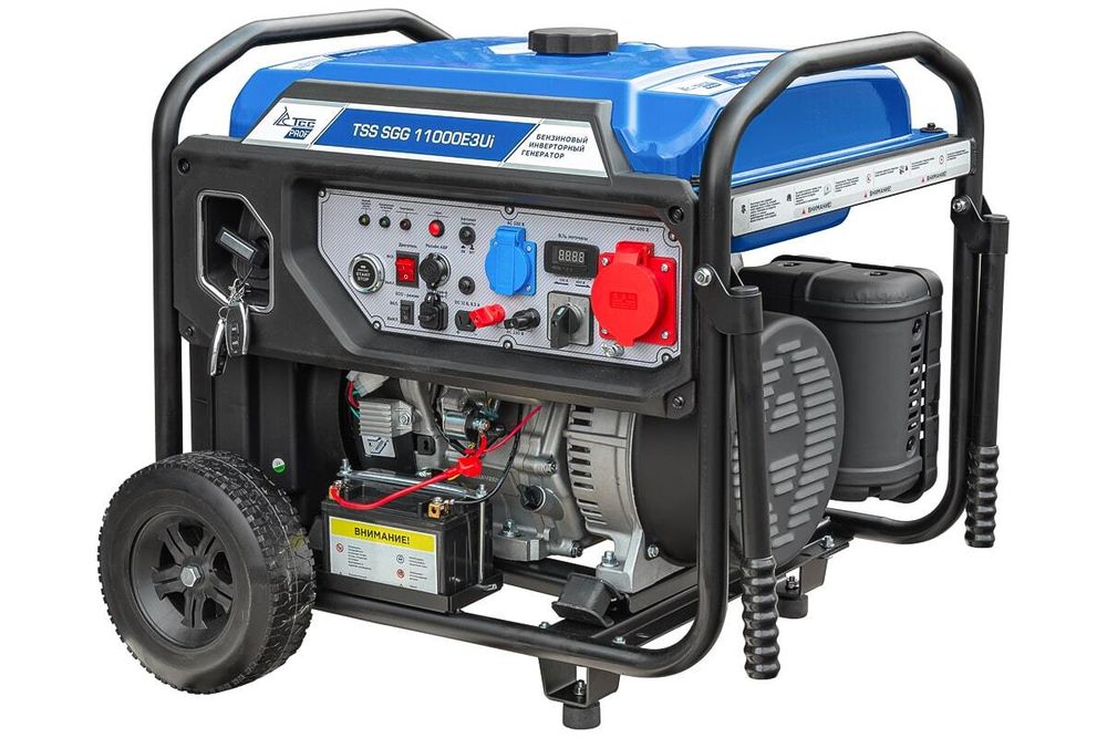 Бензогенератор инверторный TSS SGG 11000E3Ui - [10 кВт / 220В/380В]