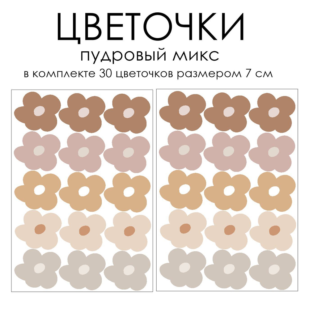 Стикеры ЦВЕТОЧКИ