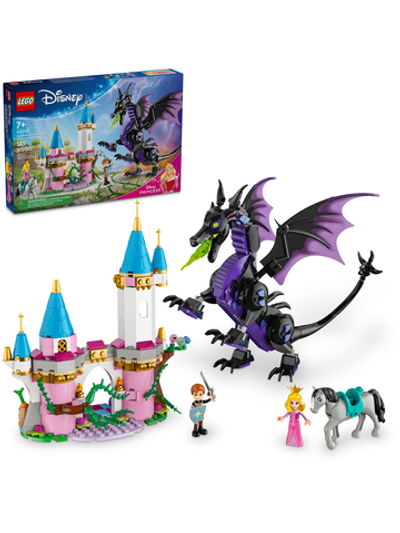 Конструктор Лего Дисней Драконья форма Малефисенты 43240 | LEGO Disney Maleficent’s Dragon Form Набор 583 детали 7+