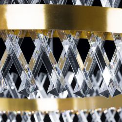 Citilux Ричард CL336103 LED Люстра хрустальная с пультом Бронза