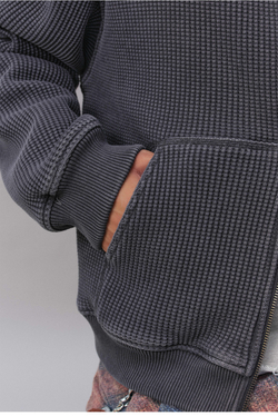 Худи Двухсторонний Nothomme Monterest vintage waffle knit reversible relaxed fit hooded