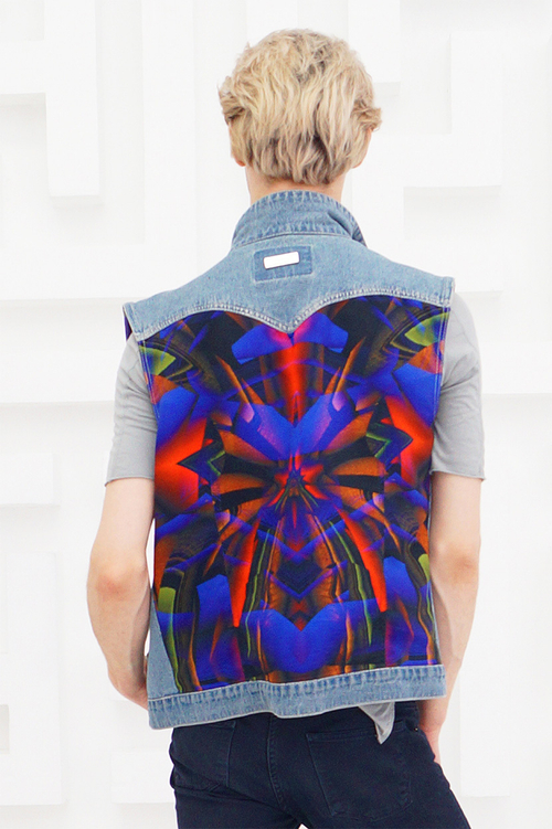 LIGVIANNI Джинсовая жилетка Denim Jacket Lotus