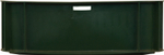 Ящик сплошной 430×330×110 мм, объем 12 л., арт.: 405, зелёный, код: 00433