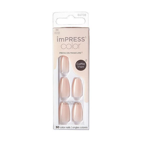 Self-adhesive nails imPRESS Color MC Bubble Kiss 30 pcs