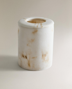 Zara Home ведро для мусора, мрамор, бежевый · 4532/743