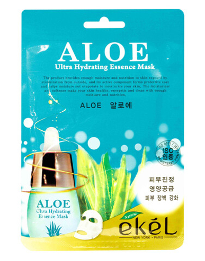 EKEL Маска-салфетка д/лица Алоэ 25 мл.