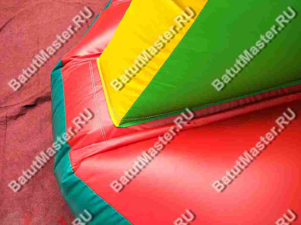 Коммерческий надувной батут "Тоннель Крокодил"