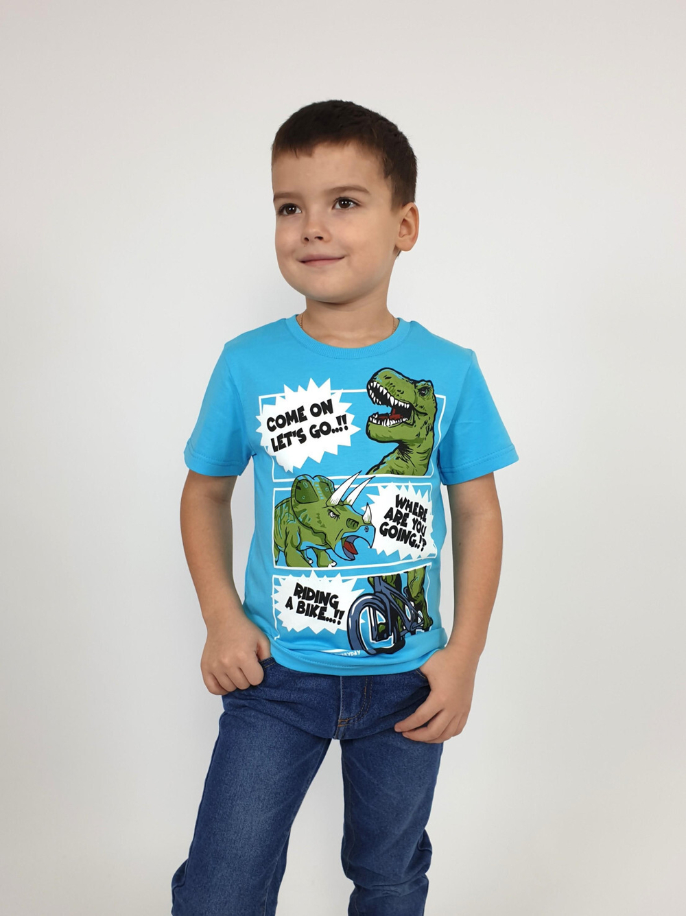 5-136-2 Футболка для мальчика Лунева