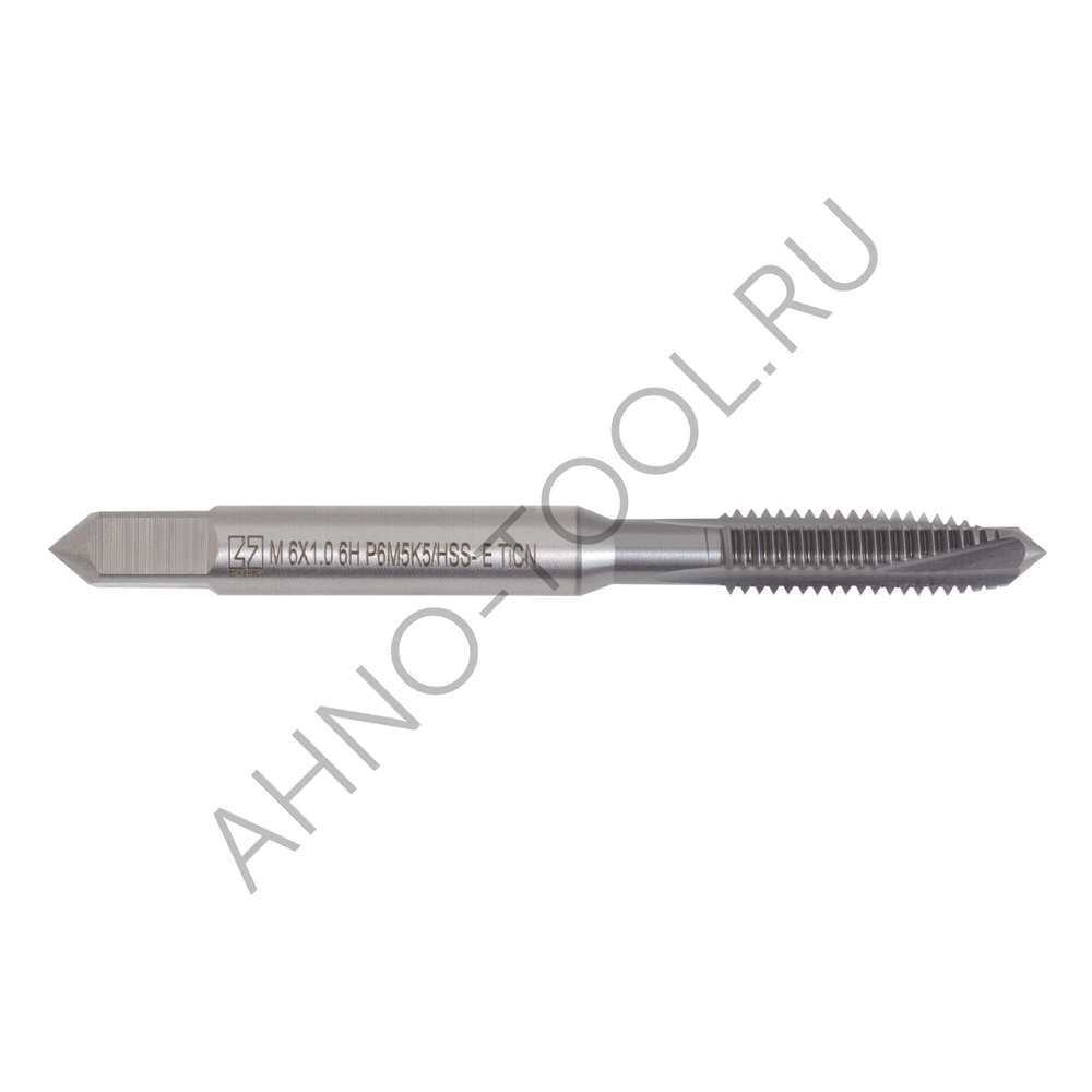 Метчик м/р  М6,0х1,0 Р6М5К5/HSS-E ГОСТ 3266-81 TiCN, с прямой канавкой, с подточкой ТОЧИНТЕХ