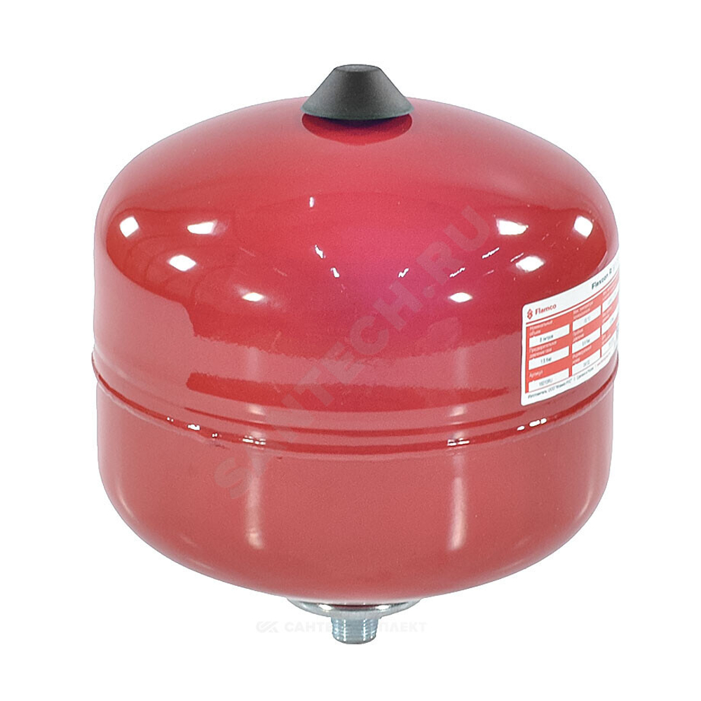 Бак расширительный мембранный для отопления 12 л 6 бар 3/4" НР Flexcon R Flamco 16014RU