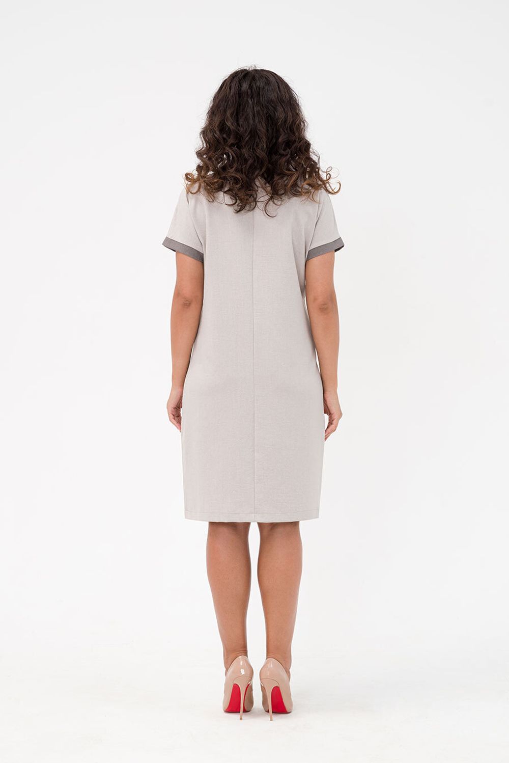 Платье Ида (46-56) Serenada бежевый (Акция)