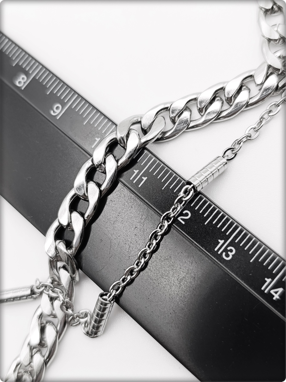 Браслет стальной "Пацифик" длина 20см.