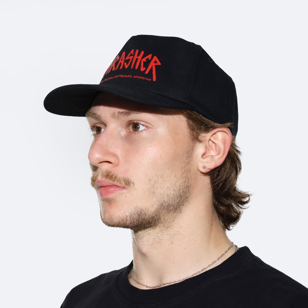 Кепка Thrasher x Toy Machine Scratch Snapback (black) артикул: - купить в магазине Дайс