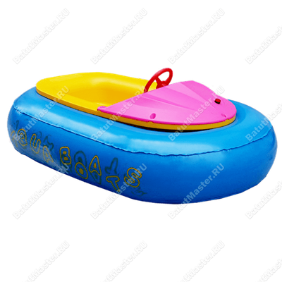 Электрическая бамперная лодка "Голубая лодочка" на магнитном ключе + аккумулятор
