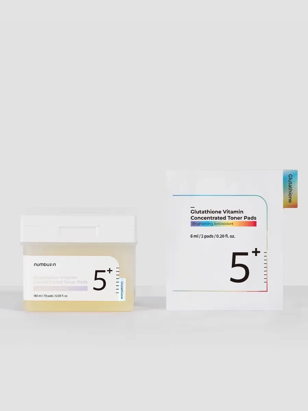 Numbuzin Осветляющие витаминные пэды с ниацинамидом No.5 Vitamin-Niacinamide Concentrated Pad 70 шт