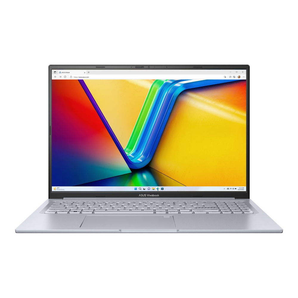 Ноутбук ASUS Vivobook 16X K3605ZC-MB419, 16" (1920x1200) IPS 120 Гц/Intel Core i7-12700H/16 ГБ DDR4/512 ГБ SSD/NVIDIA GeForce RTX 3050 для ноутбуков (4 Гб)/Без системы, Серебристый (90NB11F2-M00KZ0)