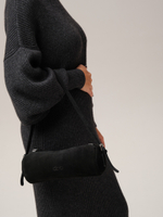 Замшевая сумка DBR 31343 черный велюр