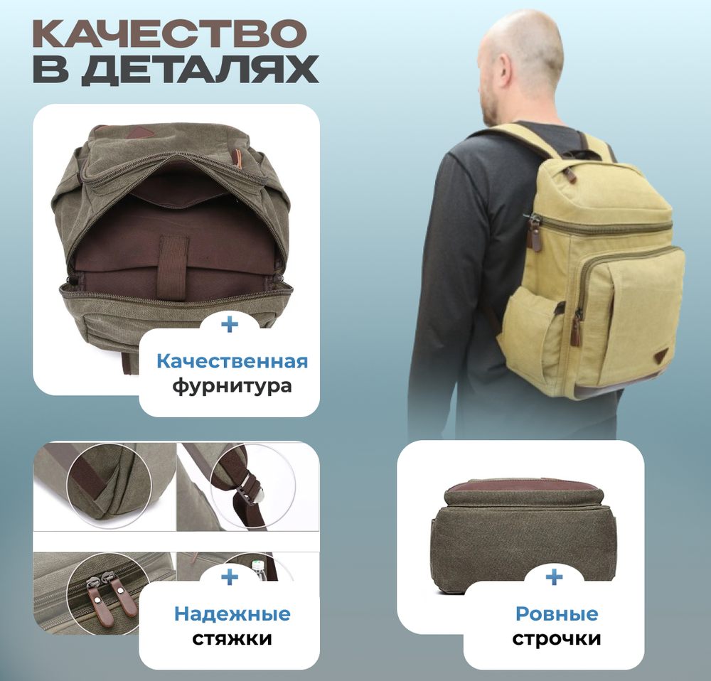 Рюкзак Вектор - Хаки