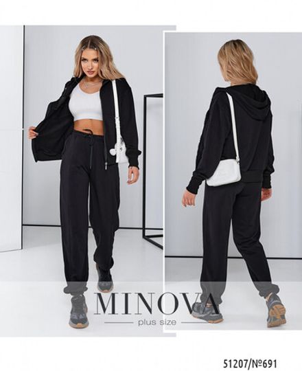 Костюм 691-черный Minova Фото 1