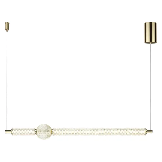 5008/28L L-VISION ODL24 571 золотой/металл/акрил Подвес LED 28W 4000K 2340лм CRYSTAL