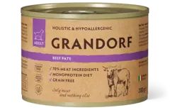 Grandorf Dog консервы для собак паштет из говядины 200г