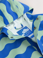 Куртка непромокаемая с капюшоном для мальчика Next E45-739, Синий, Хаки