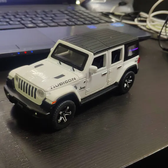 Машинка металлическая инерционная 1:32 Jeep Wrangler Rubicon 15,5 см D21003