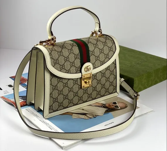 Маленькая сумка Gucci Ophidia с верхней ручкой